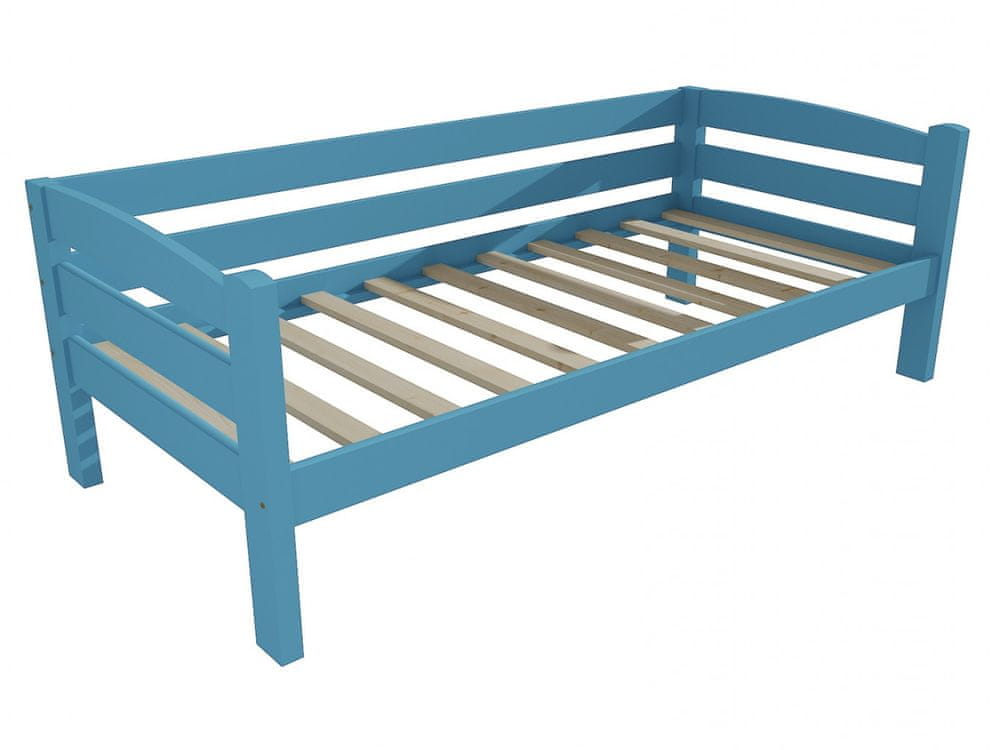 eoshop Detská posteľ DP 010 (Rozmer: 90 x 180 cm, Farba dreva: farba modrá)